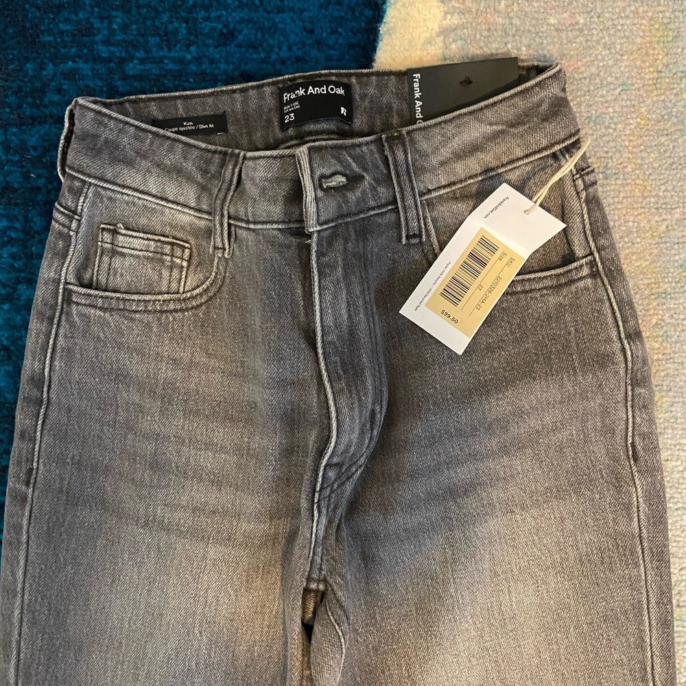 Frank & Oak Women's High Rise Gray Jeans